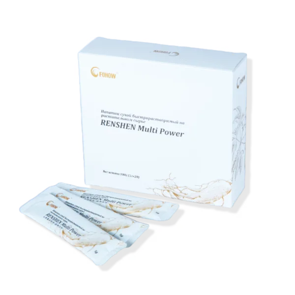 Растворимый напиток с пептидами женьшеня Renshen Multy Power Fohow